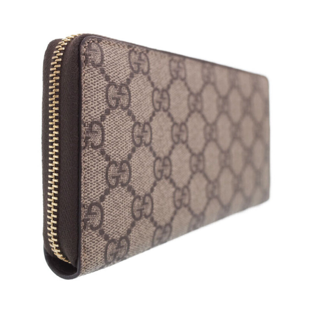 Gucci Zip Supreme Round Around Long GG Wallet